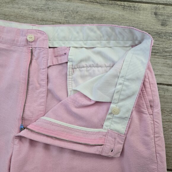 Polo by Ralph Lauren Preston Shorts Men's Pink Oxford Knit Preppy Boating 40 - Picture 3 of 6